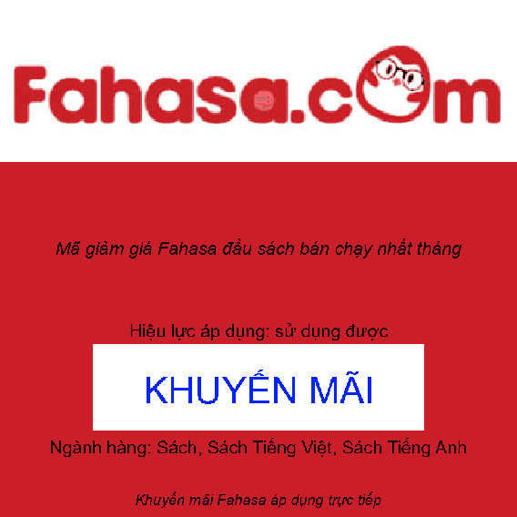 Mã giảm giá Fahasa đầu sách bán chạy nhất tháng